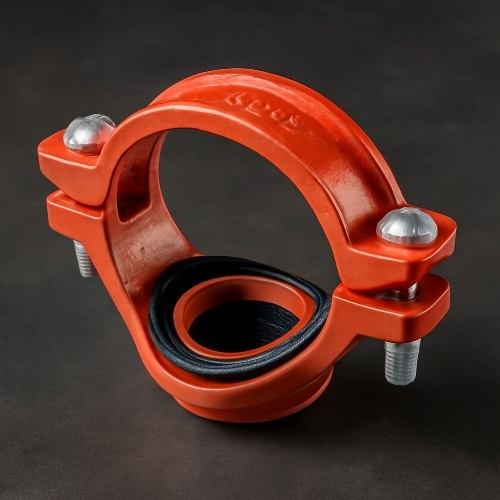 Хомут под резьбу грувлок ковкий чугун ДУ 50x15 (ДН 60x21) 2x1/2