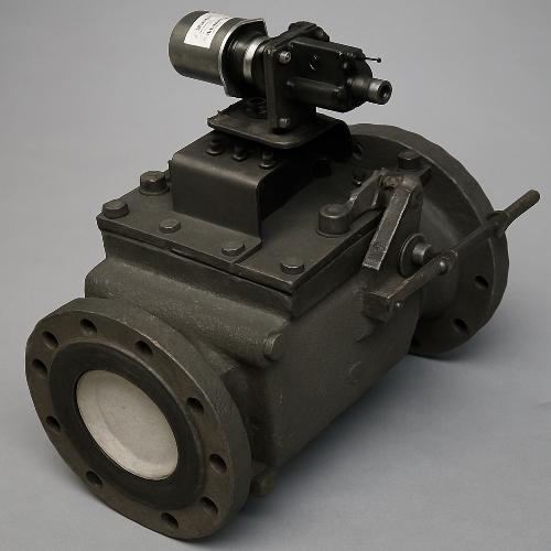 Клапан предохранительно-запорный электромагнитный газовый КПЭГ-М-50