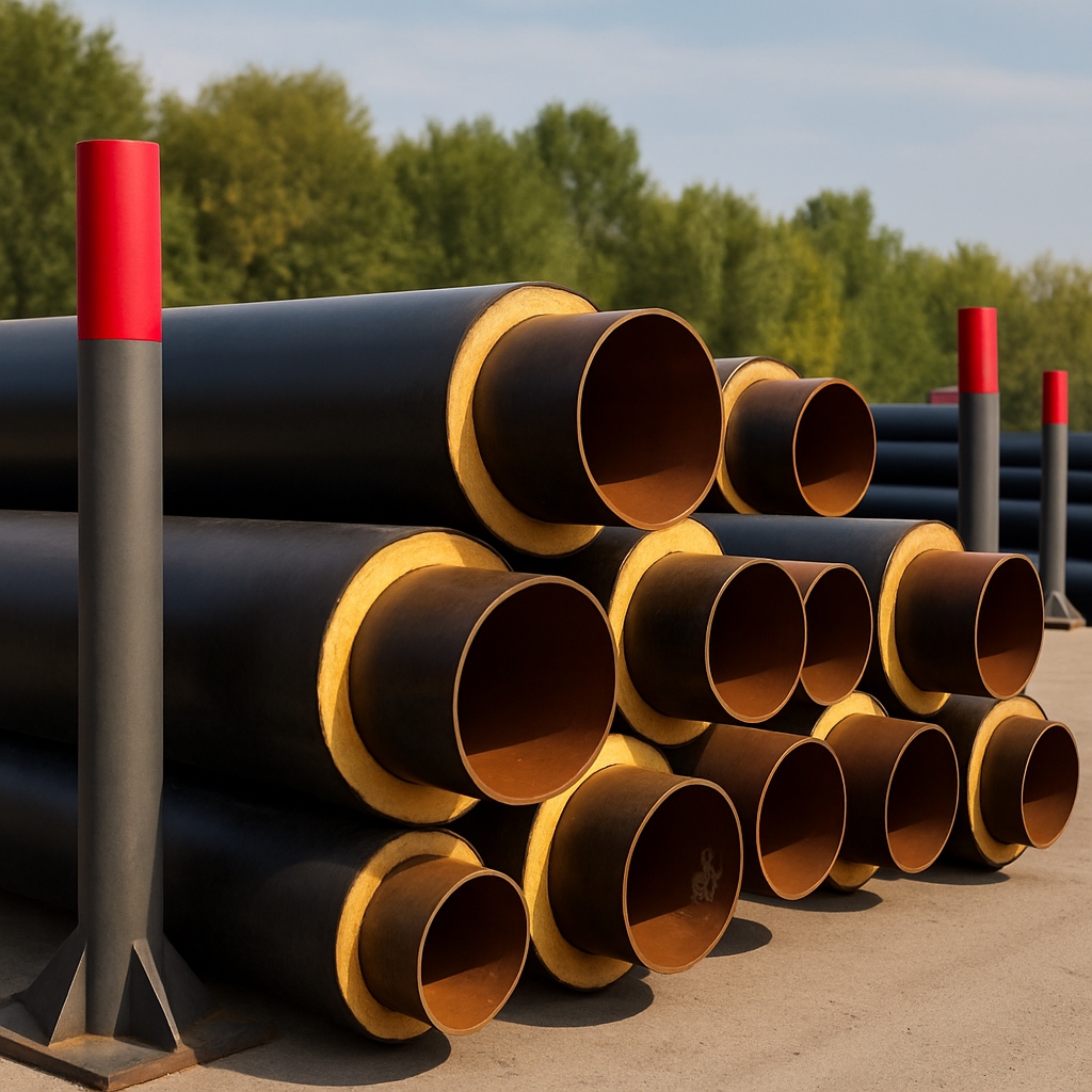 Труба стальная бесшовная в ППУ-изоляции 530х7 мм 10Г2ФБЮ ГОСТ 30732-2006